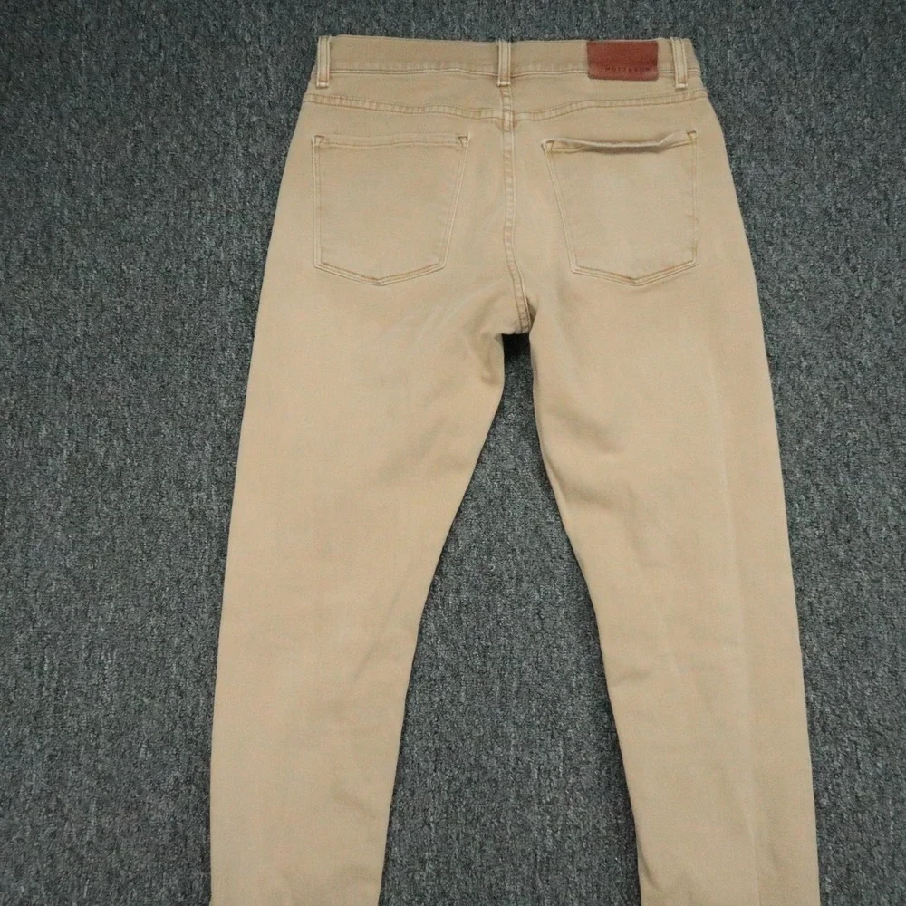 Mott & Bow Jeans Mens 31x32 Beige Skinny 5 Pocket Stretch Denim *
